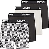 Levi's Mens Boxer Briefs Breathable Stretch Underwear 4 Pack