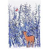 Winter Woodcut Small Boxed Holiday Cards (20 cards, 21 self-sealing envelopes)