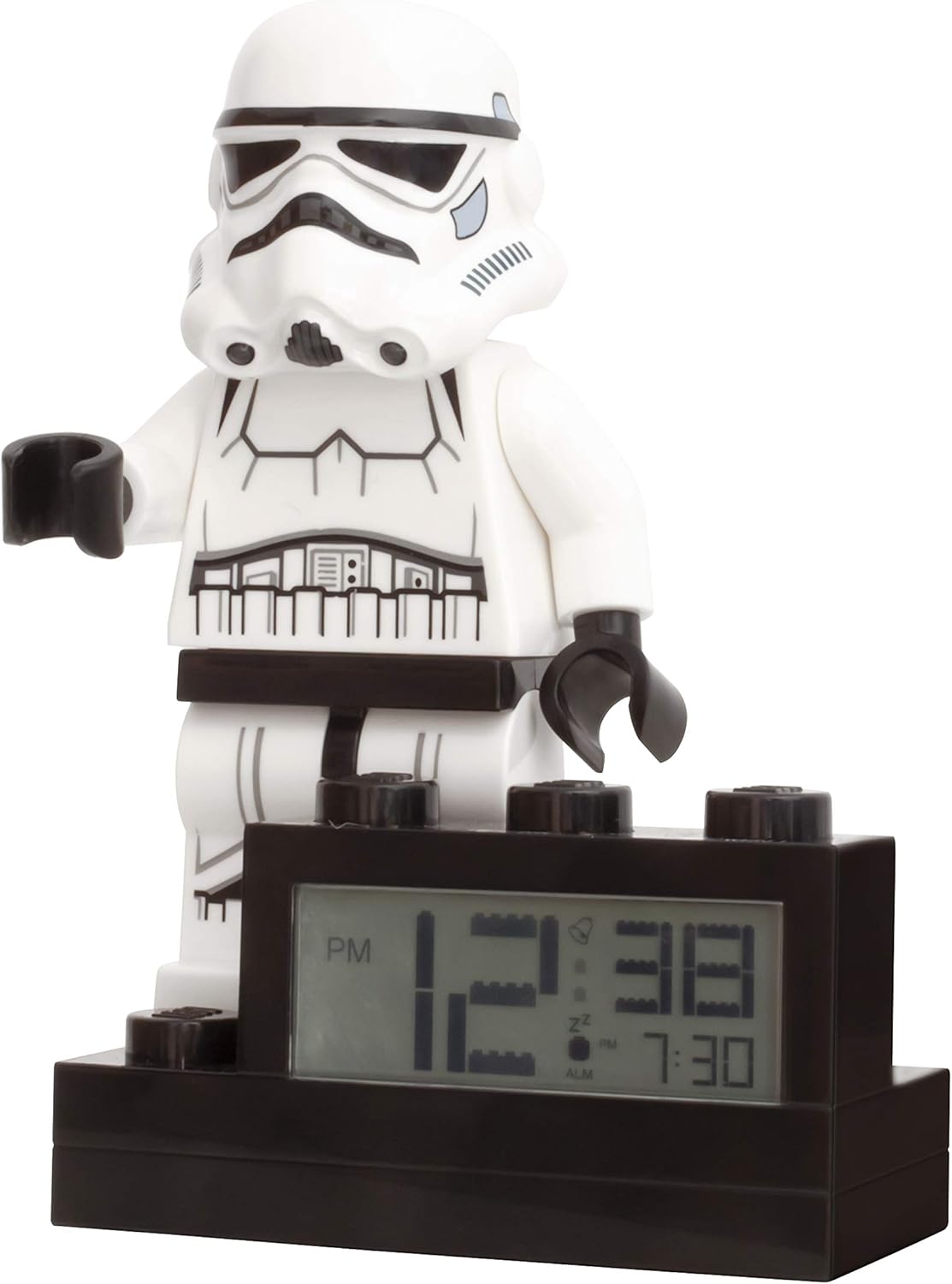 Lego Star Wars Stormtrooper Alarm Clock 6 Inches White Amazon Ca Home Kitchen