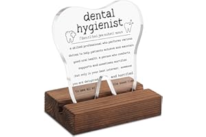 AKEKE Dental Hygienist Gifts, Dental Hygienist Definition, Dental Hygienist Office Decorations, Future Dental Hygienist Graduation Gifts, Dental Hygienist Gifts for Women, Men, Decorative Signs GDH1