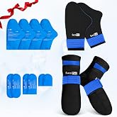 SuzziPad Cold Socks &amp; Hands Ice Pack for Chemo Must Haves, Black, L | Removable Gel Packs, Adjustable Straps, Dual-Layer Gloves &amp; Foot Ice Pack Wraps For Chemo, Arthritis &amp; Neuropathy Relief