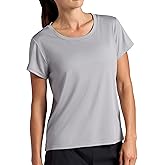 Head Womens Backspin Crewneck T-Shirt, Slim Fit, Lightweight and Breathable Mesh Fabric