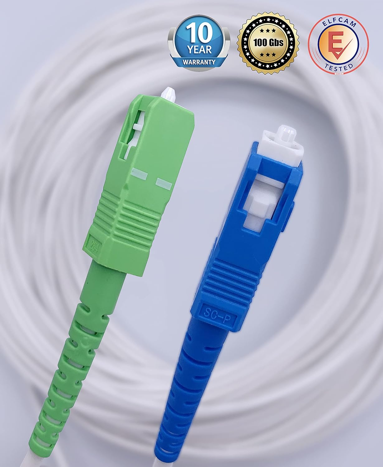 Elfcam®, Fibre Optic Cable/Extension Cord (Freebox), Simplex Single-Mode SCA to SC/UPC Patch Cord - Image 4