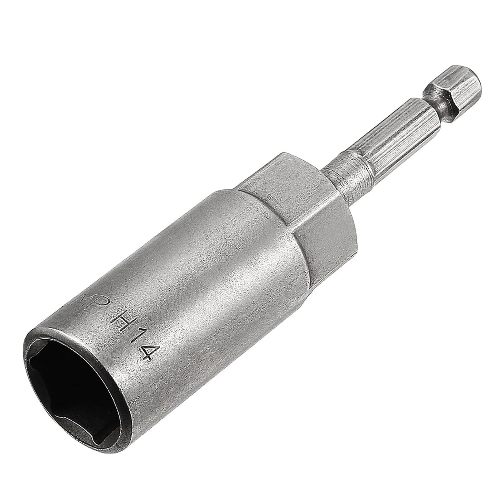 TA-VIGOR 80mm Nut Setter Driver Drill Bit Set, 1/4 inch Hex Shank Quick Change, 14mm Length Metric Nut Driver Set for Woodworking, Machine Maintenance, Auto Repairing, Furnitures, No-Magnetic