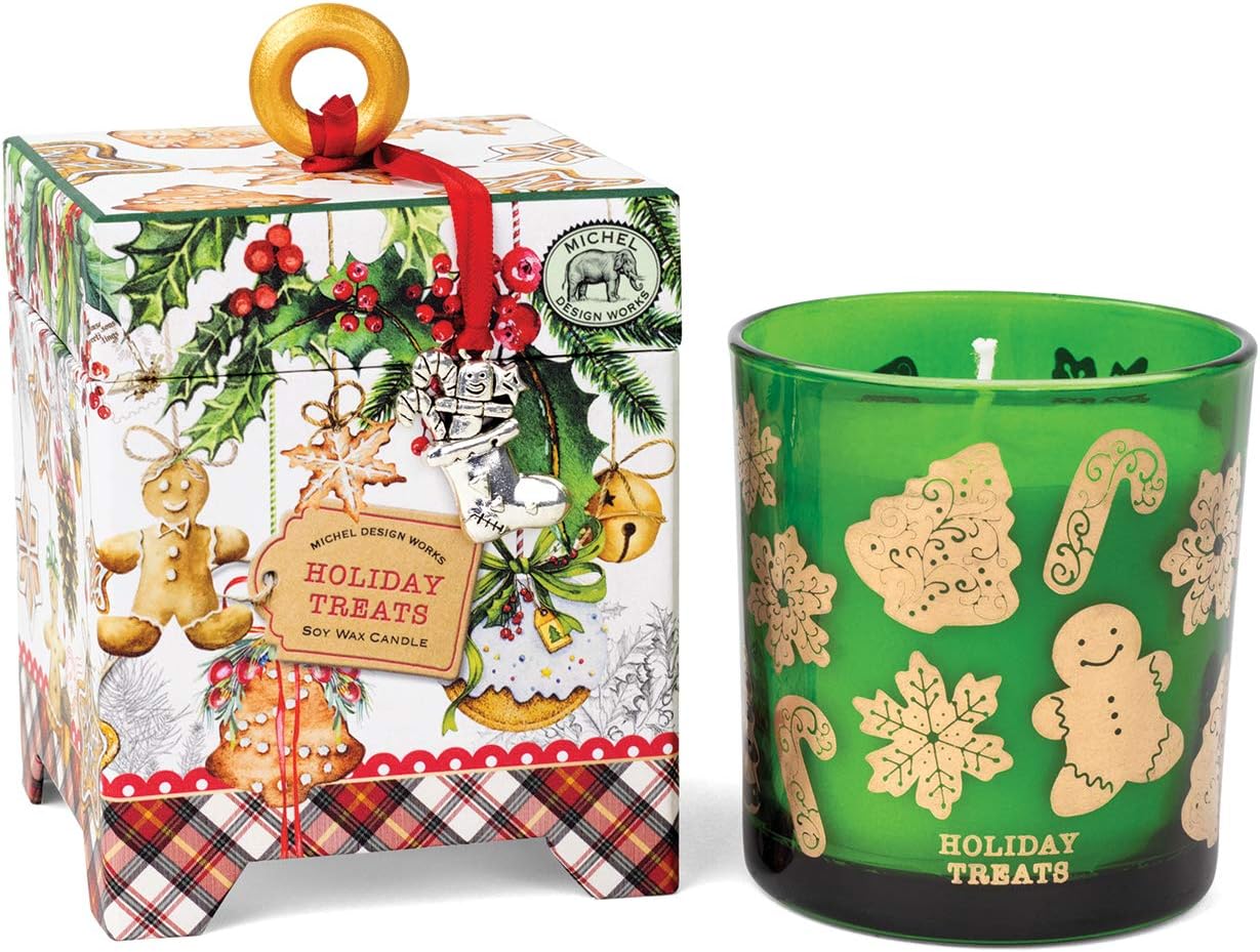 Amazon Com Michel Design Works 6 5 Oz Soy Wax Candle Holiday Treats Home Kitchen