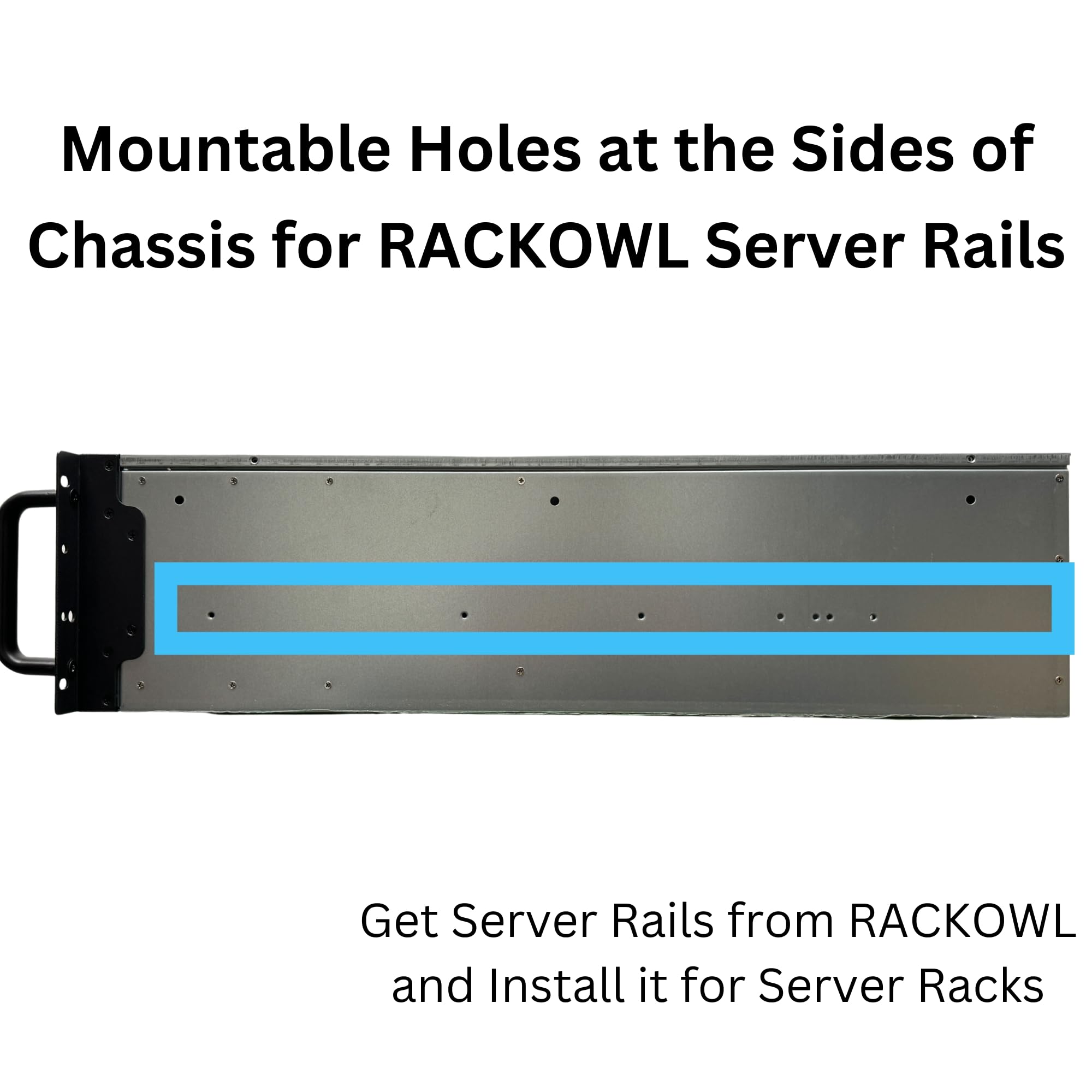 4U Server Chassis, Rackmount Server Case; 13x HDD Bays (10x3.5 & 3x5.25); E-ATX/CEB/EEB/ATX Motherboards; Fan: Front 2X 120mm, Mid 4X 80mm, Rear 2X 80mm; Front Lock, Size:16.8X 7.0X 25.0