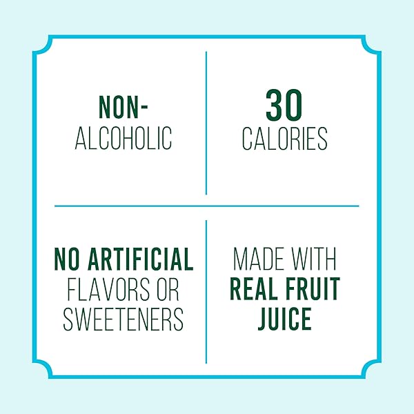 MAISON PERRIER CHIC PINA FIZZ, PINEAPPLE AND COCONUT FLAVORED SPARKLING BEVERAGE, LOW CALORIE, MOCKTAIL, 4-PACK