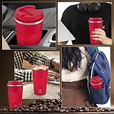 CS COSDDI Travel Mug Insulated Leakproof Lid 510 ml Red A view 4