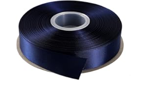 ITIsparkle 1" Inch Double Faced Satin Ribbon 50 Yards-Roll Set For Gift Wrapping Scrap Books Party Favor Hair Braids Baby Sho
