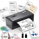 iDPRT Bluetooth Thermal Shipping Label Printer, 4x6 Wireless High-Speed Label Maker for Small Business, Compatible with Android, iPhone, Windows & Mac for Amazon, Ebay, Shopify, USPS, SP460BT