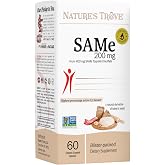 SAM-e 200mg Daily Supplement - Vegan, Kosher, Non-GMO, Soy Free, Gluten Free - 60 Enteric Coated Tablets - Cold Form Blister Packed - by Nature&rsquo;s Trove