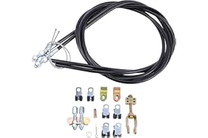 BRZOXIN Universal Disc/Drum Emergency Brake Parking Cable Kit, 108" Long Cable 96" Long Sheath, Replace #330-9371 140-14415-R