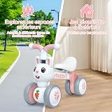 XIAPIA Baby Balance Bike 10-36 Months Safety Trike with EVA Wheels Rabbit view 7