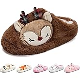 IceUnicorn Toddler Slippers Unisex-Child Easy Slip Kids Slipper Boys Girls Comfortable Winter House Shoes(Toddler/Little Kid/Big Kid)