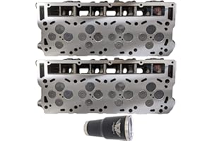 DK ENGINE PARTS NEW Improved 6.0L LOADED Cylinder Head PAIR Fits Ford Powerstroke Diesel 06-07 No Core (20MM)