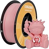 Kingroon High Speed PLA 3D Printer Filament 1.75mm, 3D Printer Rapid Filament for 30-600mm/s Hyper Printing Filament, Dimensional Accuracy +/- 0.03 mm, 1kg Plastic Spool(2.2lbs) (Pink)