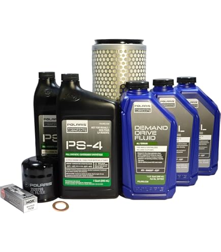 thumbnail image 2 of MISHON Full Service Engine Oil Change Kit 5W-50 For Polaris Ranger 570 (2014+) - Includes Oil, Fluids, Filters 2 of 9