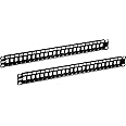TRENDnet 24-Port Blank Keystone 1U Patch Panels, TC-KP24/2, 1U 19" Metal Rackmount Housing, Recommended with TC-K25C6 & TC-K5