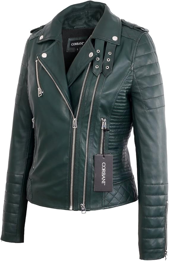 inc green leather jacket