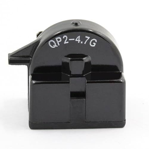 2-Pack QP2-4.7 4.7 Ohm 1-Pin PTC Start Relay Replacement for Mini Fridges