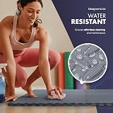 Kayman 4 Pack 60x60 cm Gym Floor Nonslip Interlocking EVA Mats Grey view 6