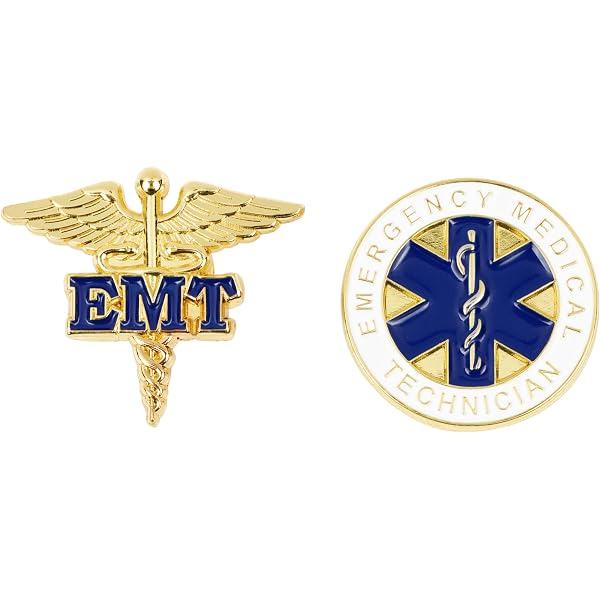 Prestige Medical - 1086 - CloisonnÉ Emblem Pins - Emergency Technician