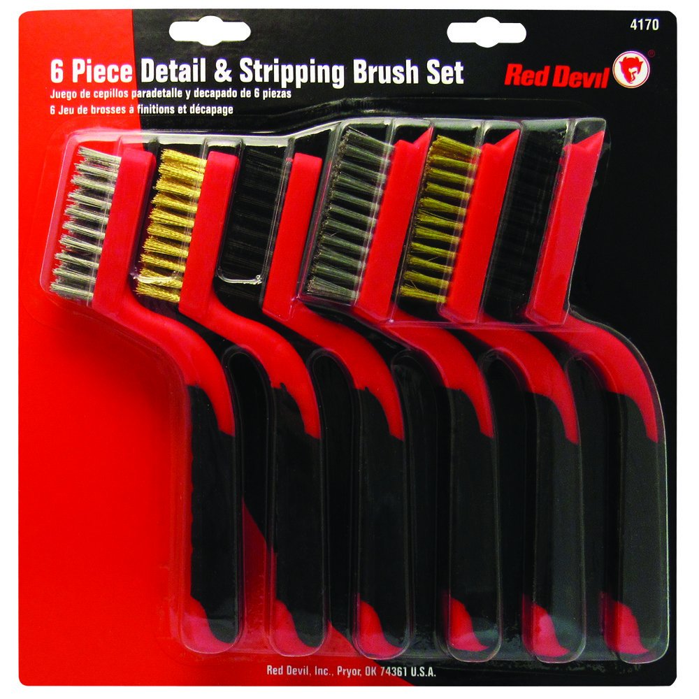 Red Devil 4170 3219 Wire Brush Set, Large