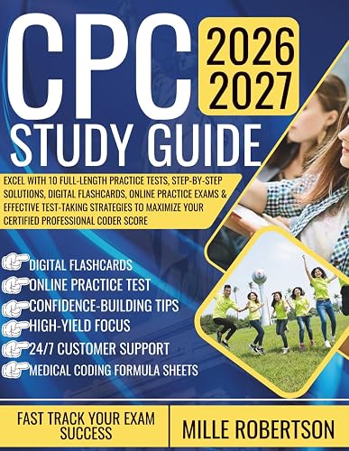 CPC STUDY GUIDE 2026-2027: Excel with 10 Full-Length Practice Tests ...
