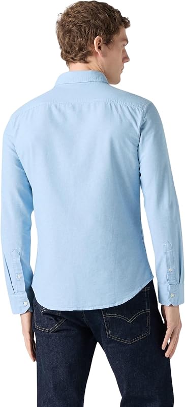 Long-Sleeve Battery Housemark Slim Chemise Homme, Allure, S