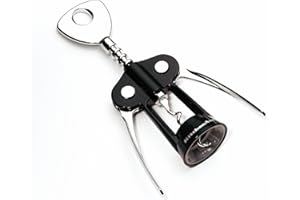KitchenAid - Wine Opener, Heavy Duty Winged Corkscrew (Black)