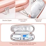 Hemiks Electric Toothbrush Travel Case Waterproof with Storage Rose Gold view 4