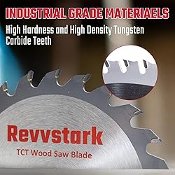 Revvstark Circular Saw Blade 8-1/4 in 40T&60T, with