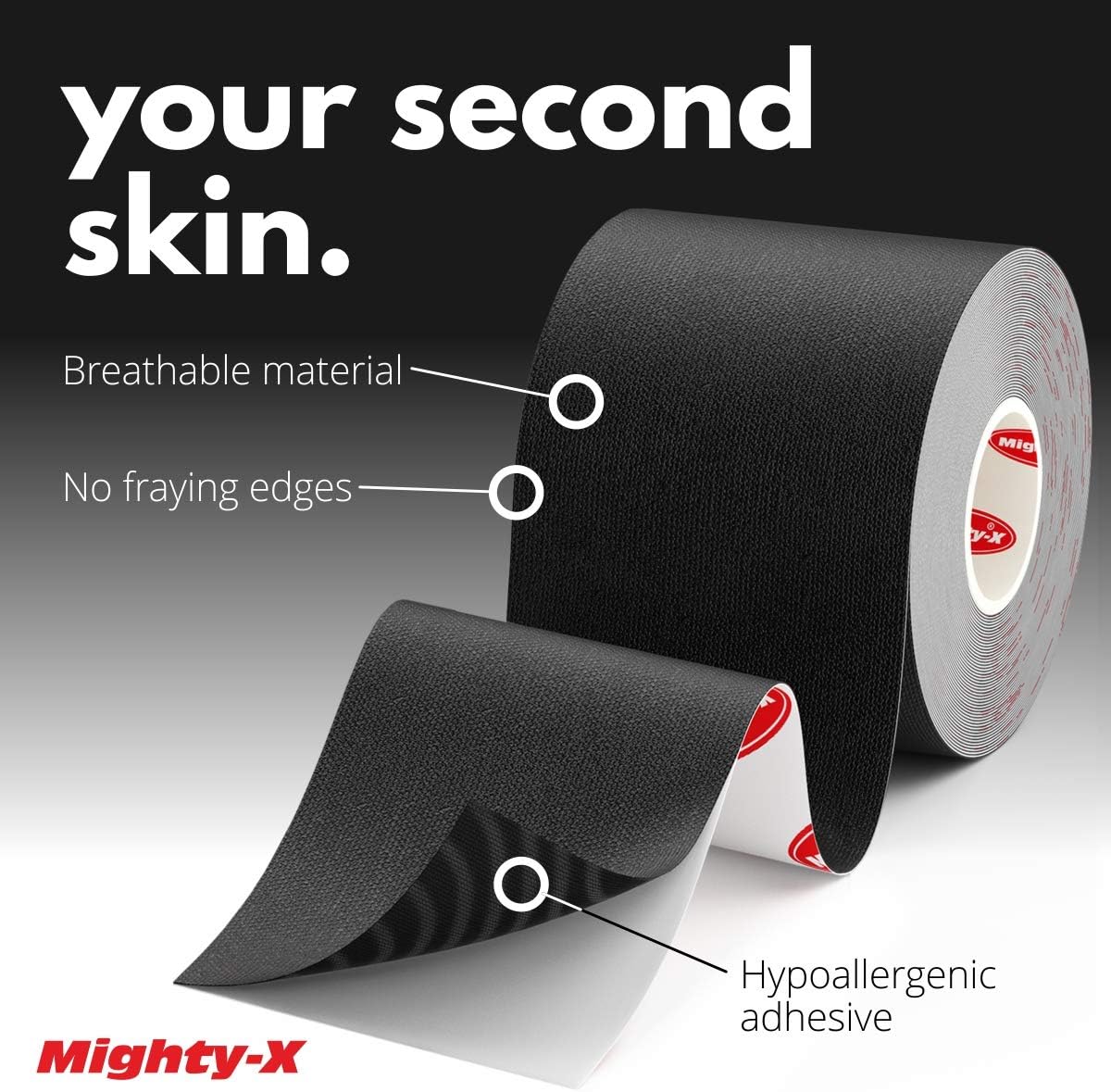 (3 Uncut Rolls) Waterproof Kinesiology Tape - Immediate Pain Relief - 16.4ft Runners Tape with Great Adhesion + 50 Video Guides - Latex Free - K Tape Roll: Health & Personal Care