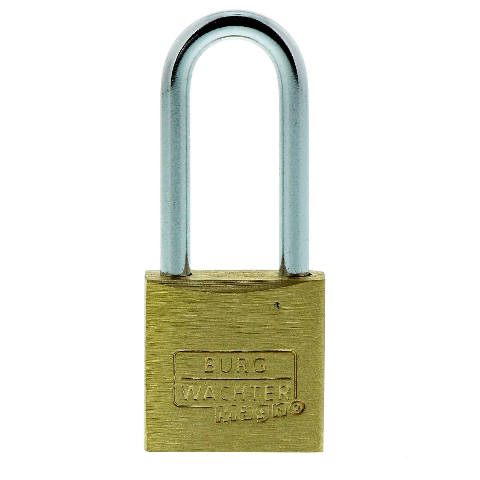 Burg-Wächter 400 E HB 20 26 SB Padlock with 2 Keys Shackle Thickness 3.5 mm