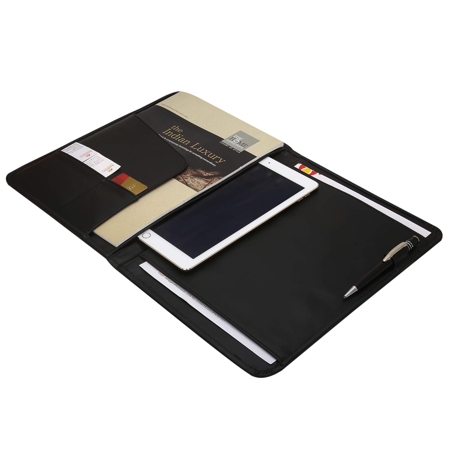 Professional Padfolio with Letter Size Writing Notepads Folder and