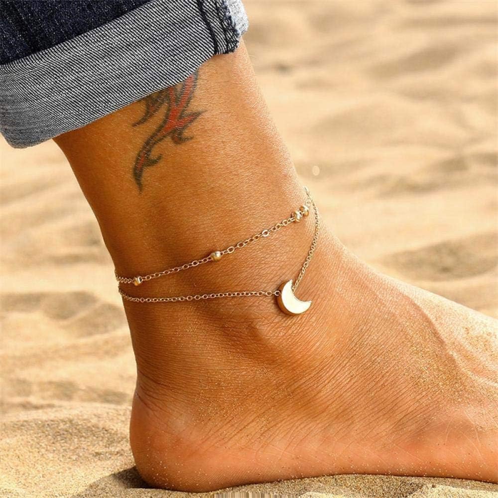 Catena Caviglia Regolabile Cavigliere Bohemien KINBOM 2 Pezzi Ceramica Morbida Con G 295872 - Foto 4