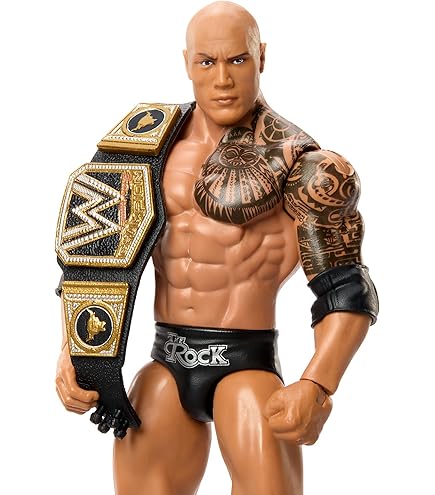 Amazon.com: THE ROCK - MATTEL ENTRANCE GREATS WWE TOY WRESTLING
