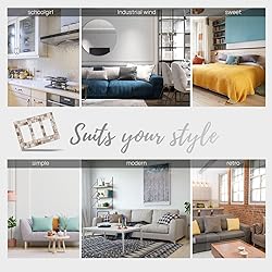 3d Vintage Wood Squares Pattern Triple Rocker