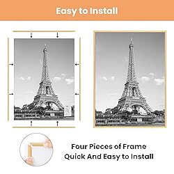 upsimples 16x24 Picture Frame Natural 3
