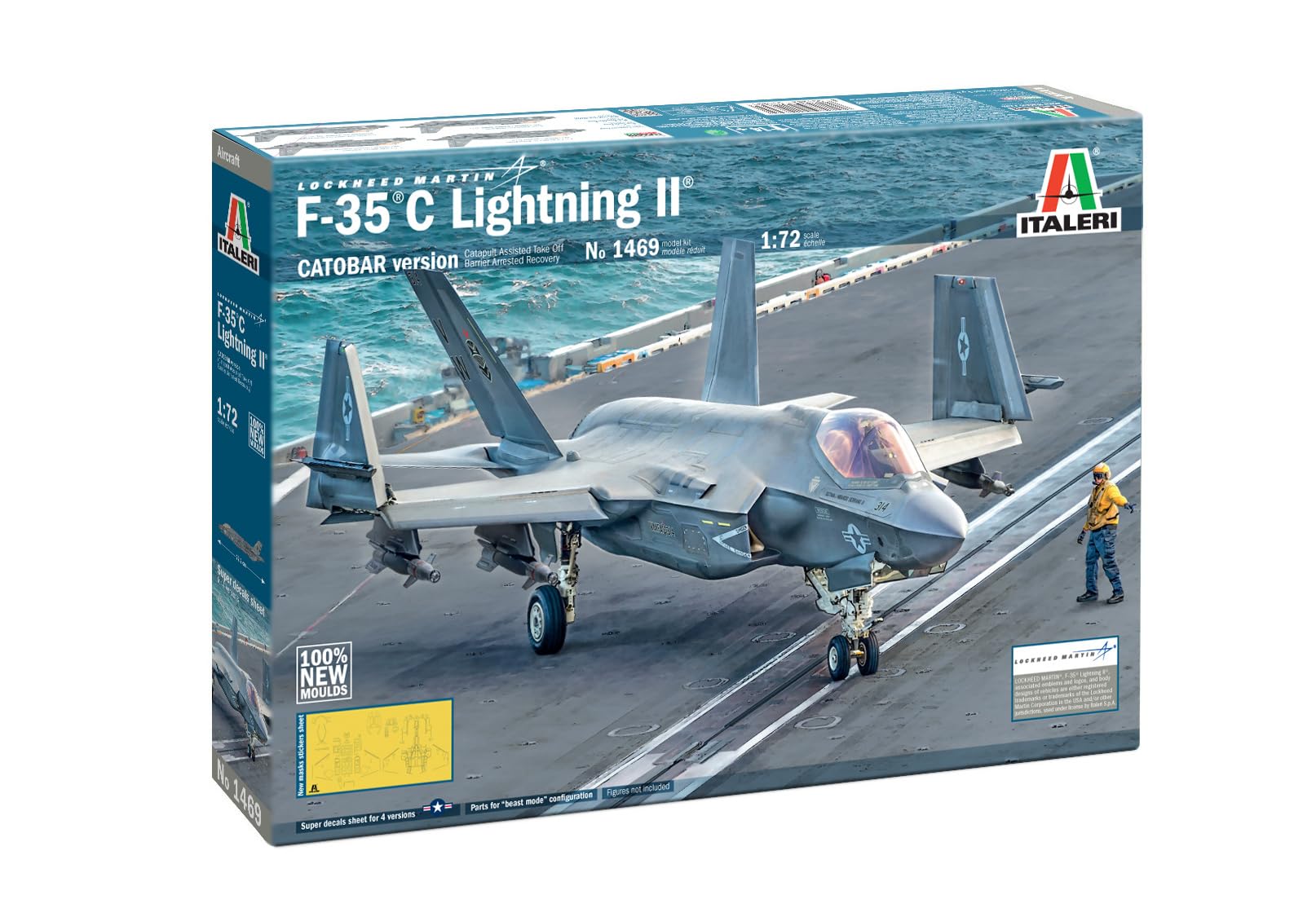 Italeri 1:72 - F-35C Lightning II, Molded Color
