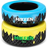 Hikeen Baseball and Softball Bat Weights - 12oz &amp; 16oz Baseball Drip Bat Donut for Swing Training, Fits Most Youth and Adult Bat