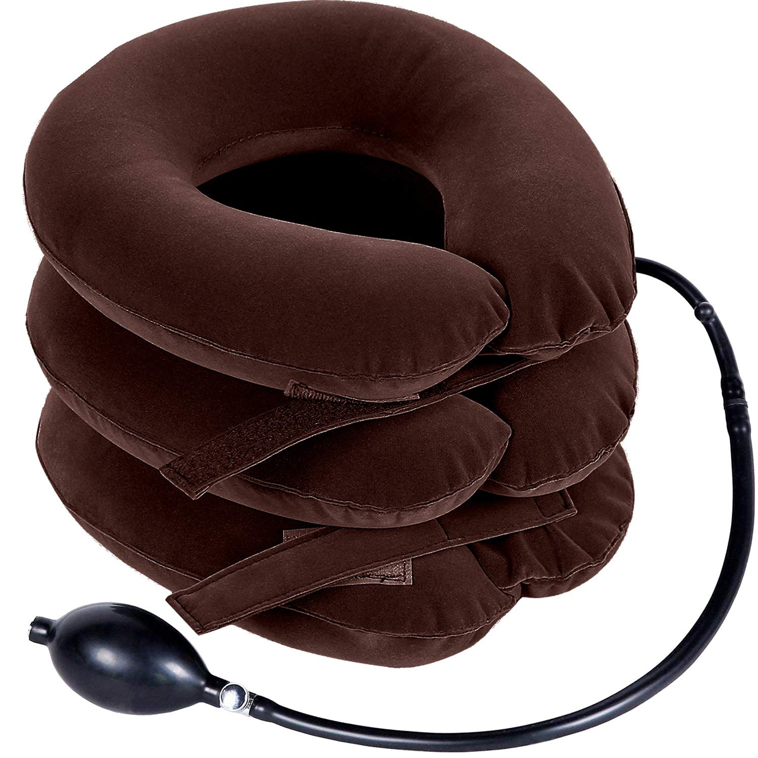 Ohuhu Neck Cervical Traction Collar Device For Neck Shoulder Back Head Pain Relief Inflatable Spine Alignment Pillow