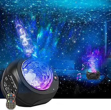 lampara de proyector de galaxia con