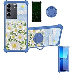 jioeuinly Case for Vivo V27e Case Compatible with