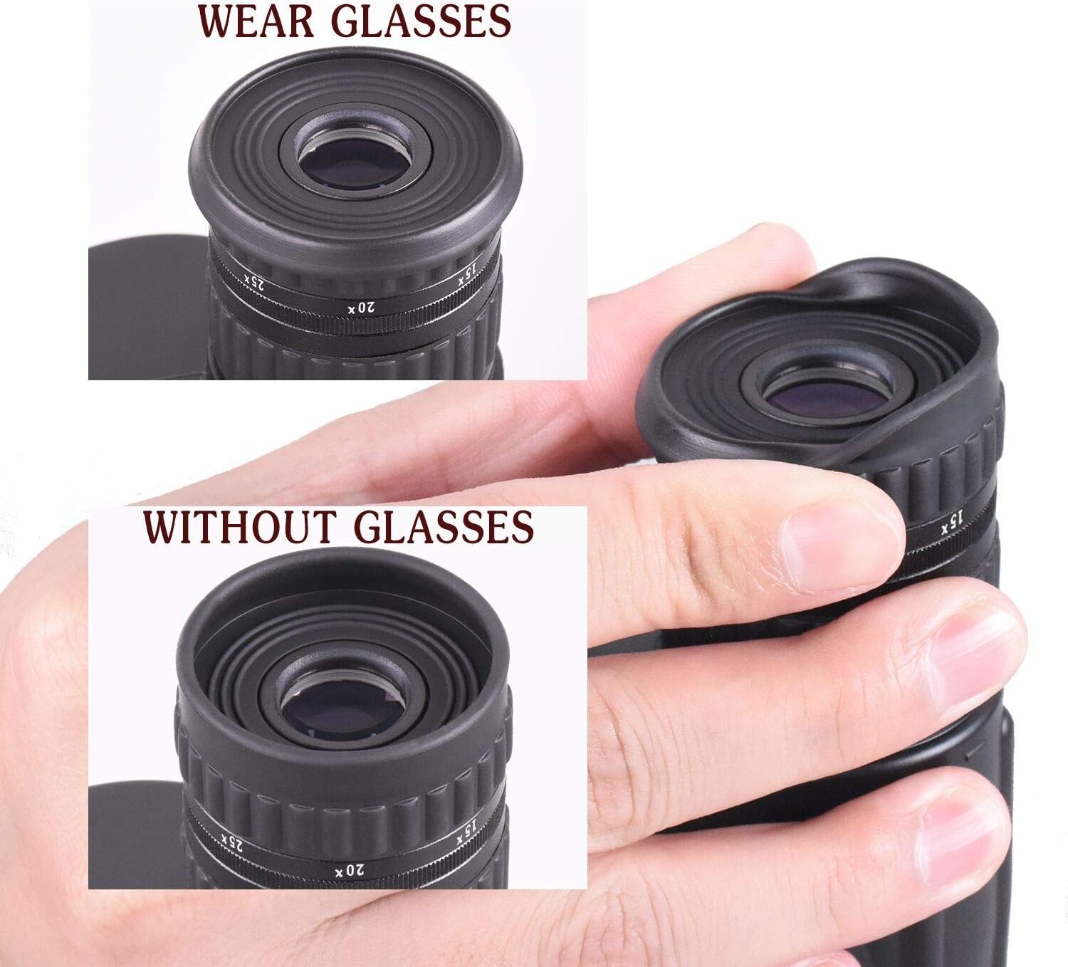 Emarth High Power 10-30X50 Zoom Monocular Telescope BAK4 Prism Waterproof Fog Proof Men Gifts for Bird Watching Camping Hunting Wildlife Traveling : Camera & Photo