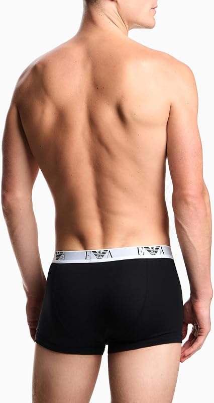 Paquete de 3 Calzoncillos Brillantes para Hombre (Paquete de 3), Negro/Negro/Negro, M