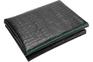 GRASSCLUB 5 x 30 Feet Weed Barrier Fabric Garden Landscape Weed Blocker Woven Fabric Heavy Duty Ground Cover Mat