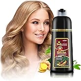 leorx Hair Dye shampoo, 3 In 1 Blonde Brown Color Shampoo Hair Dye For Refresh Hair Instant Herbal Coloring Shampoo For Women&Men - Tintes Para El Cabello Profesional