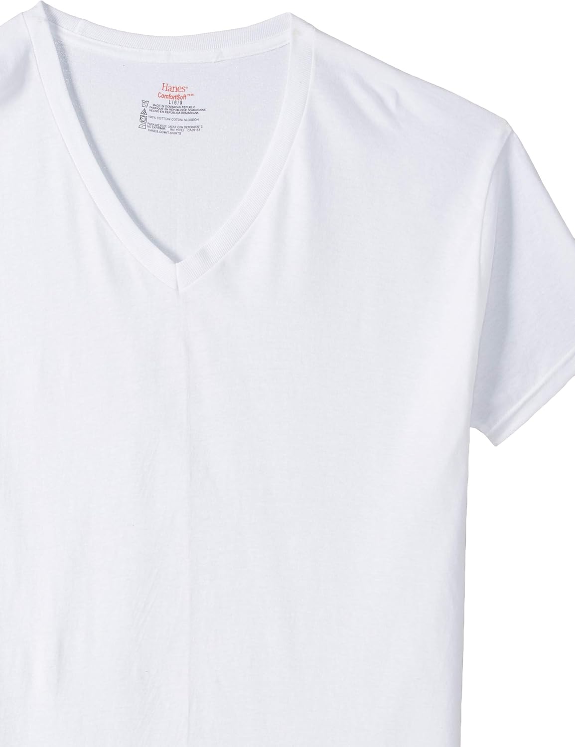 Hanes Men's 3-Pack V-Neck T-Shirt: Clothing