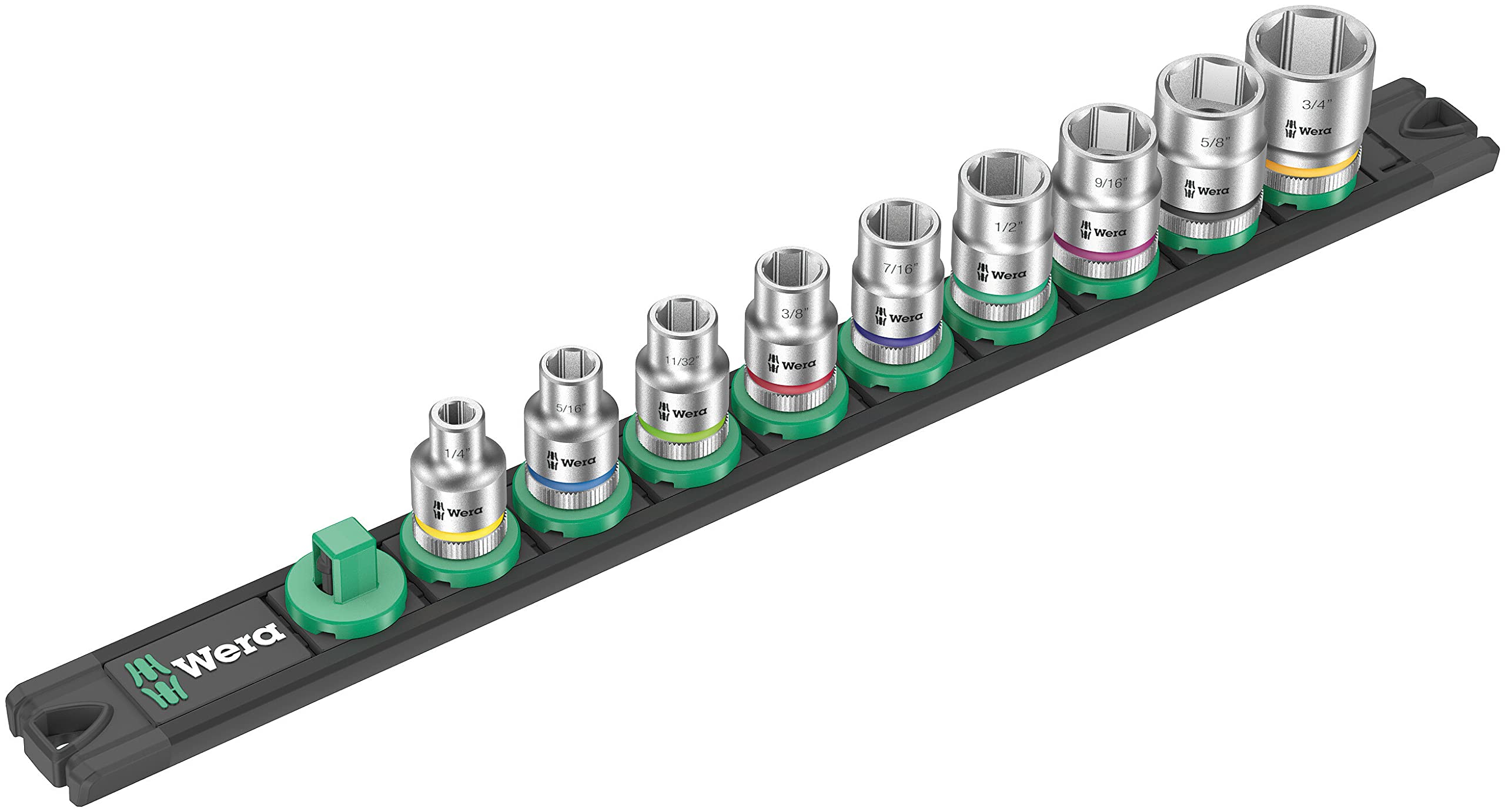 Magnetic Socket Rail B Imperial 1 Zyklop Socket Set 3/8" Drive, Imperial, 9pc - 05005450001